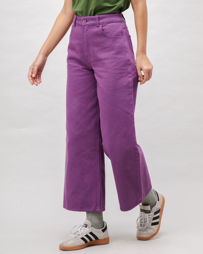 5 Pocket Cotton Twill Pants Orchid from Brava Fabrics