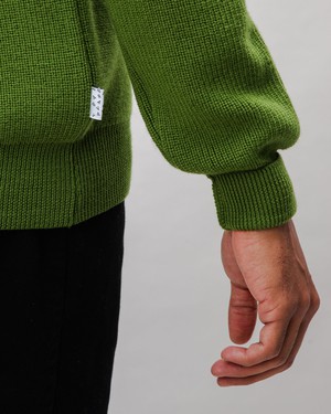 Waterfront Wool Sweater Green from Brava Fabrics