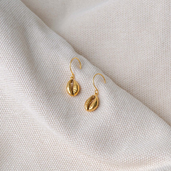 Concha Earrings Gold from Cano