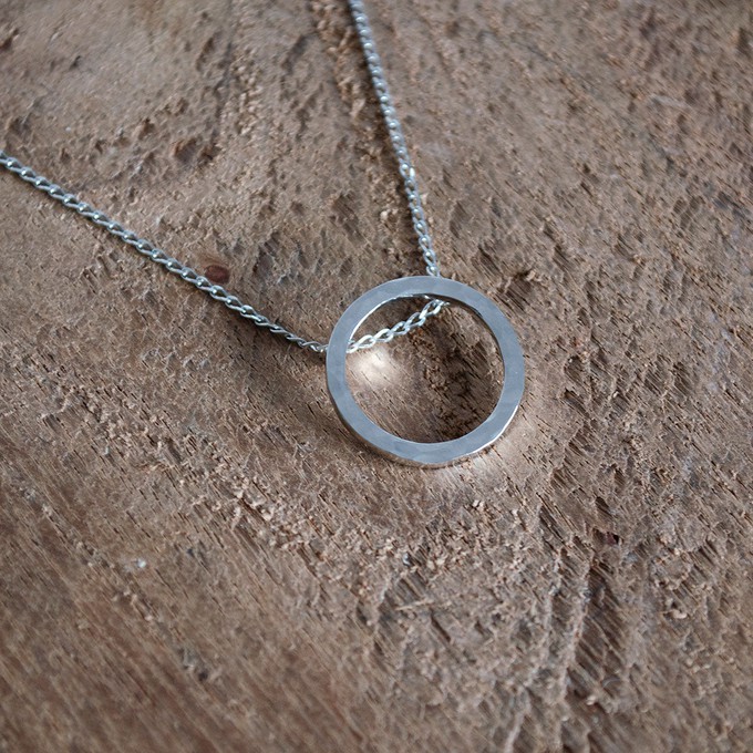 SOFÍA Silver Necklace Hammered from Cano