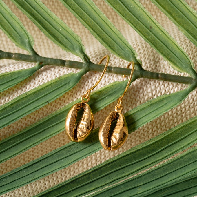 Concha Earrings Gold from Cano