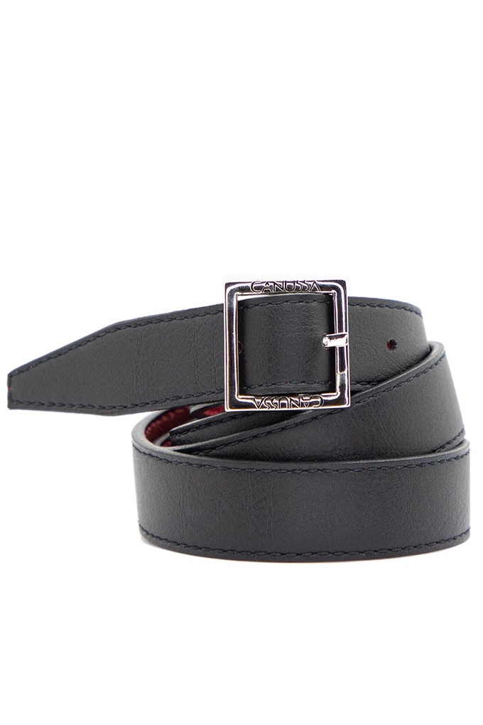 Go reversible belt - Black/Red from CANUSSA