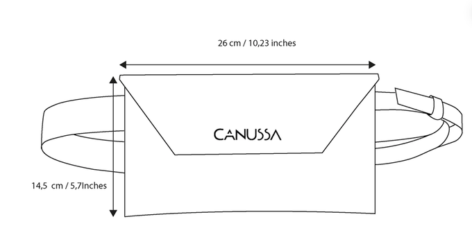 Second life | Cross bum bag - Black from CANUSSA