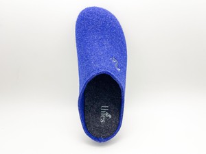 thies 1856 ® Recycled PET Slipper vegan cobalt (W/X) from COILEX