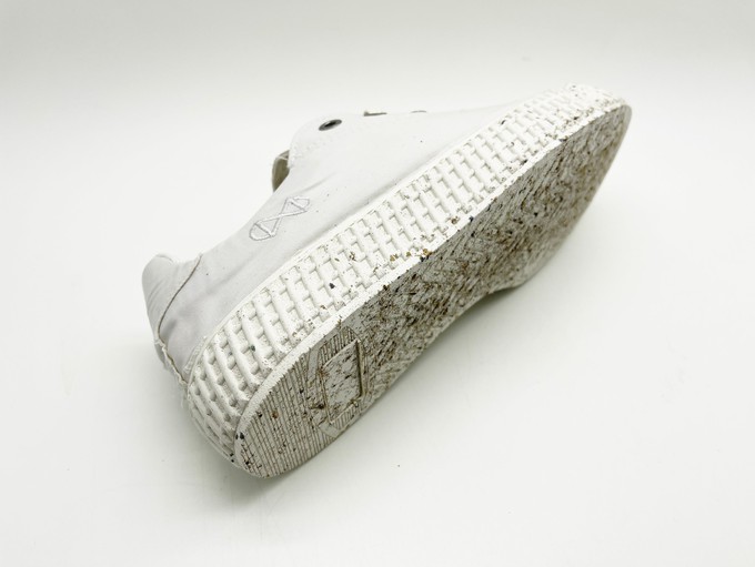 nat-2™ Mono ETA Low waterproof white stone (W/M/X) vegan, aus Biobaumwolle from COILEX