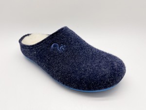 thies 1856 ® Recycled Wool Slippers dark navy blue (W) from COILEX