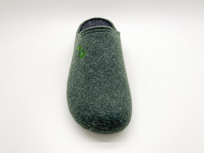 thies 1856 ® Recycled PET Slipper vegan forest green (W/M/X) from COILEX