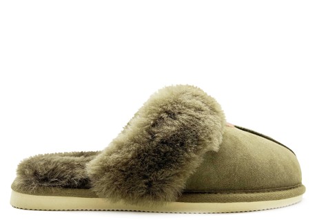 thies 1856 ® Sheepskin Slipper olive (W) from COILEX