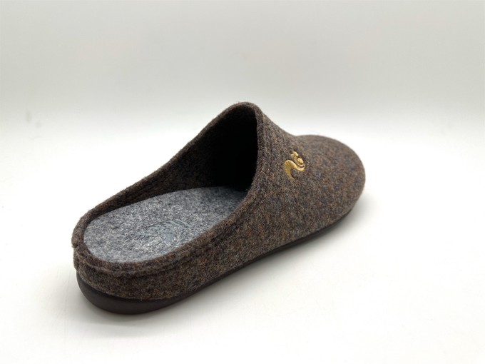 thies 1856 ® Recycled PET Slipper vegan brown (W/X) from COILEX