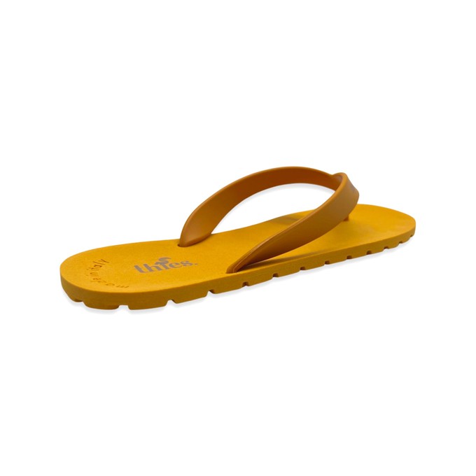 thies 1856 ® Eco Beach Thong vegan orange yellow (W/X) from COILEX