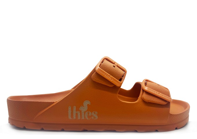 thies 1856 ® Ecofoam Sandal vegan bitter orange from COILEX