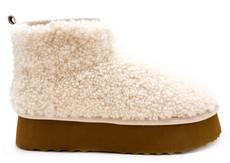 thies 1856 ® Platform Shearling Shorty Boots beige (W) via COILEX