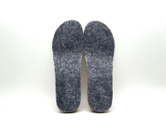 thies 1856 ® Recycled PET Slipper Insoles vegan grey (W/M/X) from COILEX