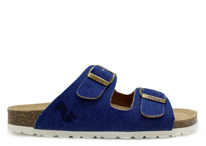 thies 1856 ® Rec Denim Sandal vegan denim blue (W/X) from COILEX