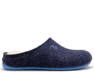 thies 1856 ® Recycled Wool Slippers dark navy blue (W) from COILEX