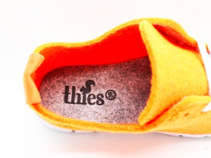 thies ® PET Sneaker neon orange | vegan aus recycelten Flaschen from COILEX