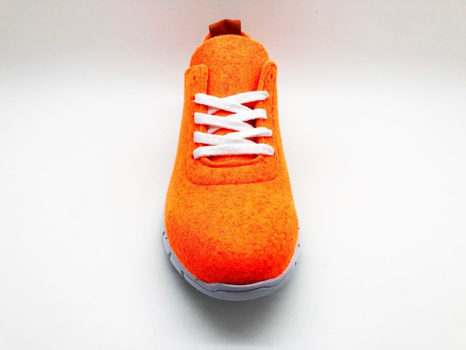 thies ® PET Sneaker neon orange | vegan aus recycelten Flaschen from COILEX