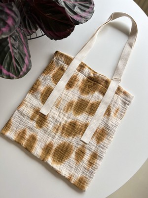 Tie dye tote bag geel – bio katoen from Common & Sense