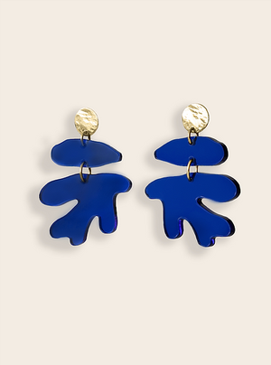 Carole earrings - blue from Cool and Conscious