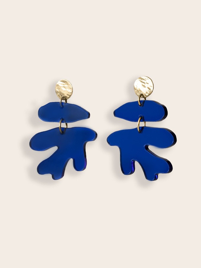 Carole earrings - blue from Cool and Conscious