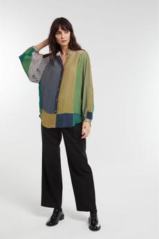 GREEN LOLA VIBRANT SHIRT via Cool and Conscious