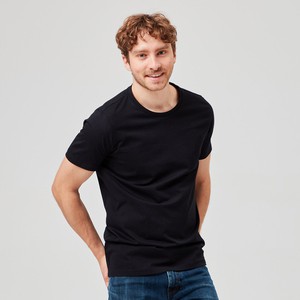 Double pack T-Shirt out of Organic Cotton - Black from COREBASE