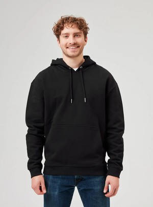 Hoodie - Unisex Oversized Fit - Black from COREBASE