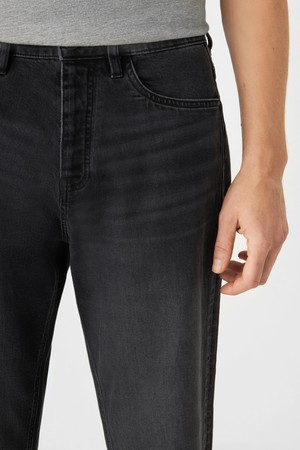 RISE Relaxed Tapered Minimal Stretch - Basic - Vintage Black from DAWN Denim