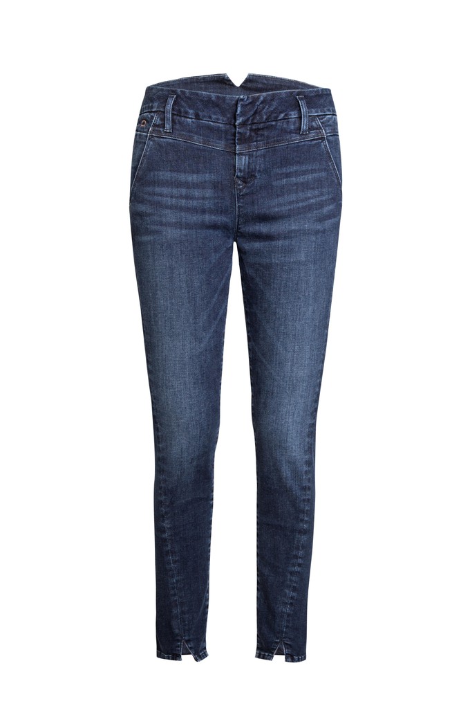 SUN UP Skinny Powerstretch - Design Details - Dark Blue from DAWN Denim