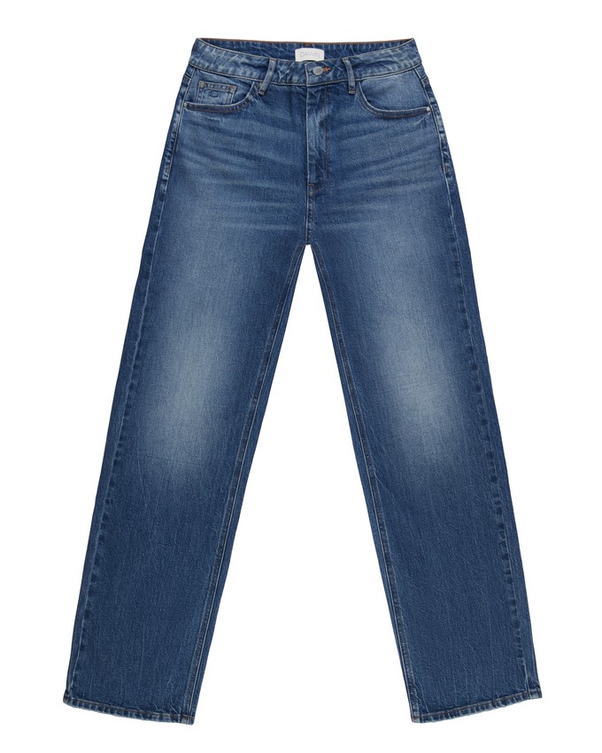 MORNING Regular Straight Minimal Stretch - Classic - Medium Blue from DAWN Denim