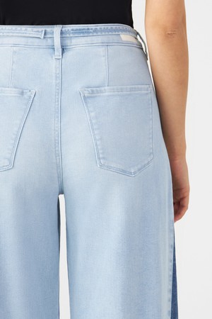 BLINK High Waist Wide Cropped - Two Tone from DAWN Denim