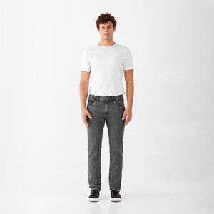 DUSK Regular Straight Minimal Stretch - Classic - Light Grey from DAWN Denim