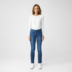 STELLAR Slim Comfortstretch - Classic - Medium Blue from DAWN Denim