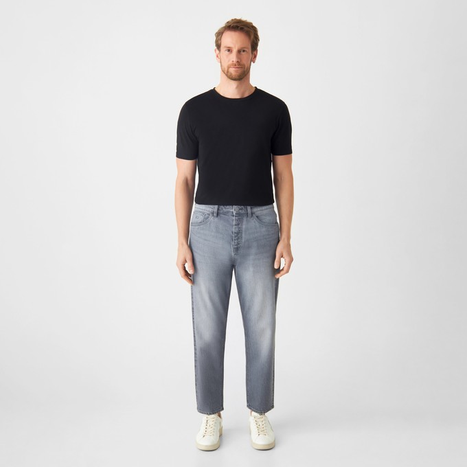 RISE Relaxed Tapered Minimal Stretch - Basic - Medium Grey from DAWN Denim