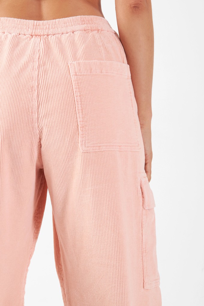 RAY - Mid Waist Spray Pant - Corduroy - Rose from DAWN Denim