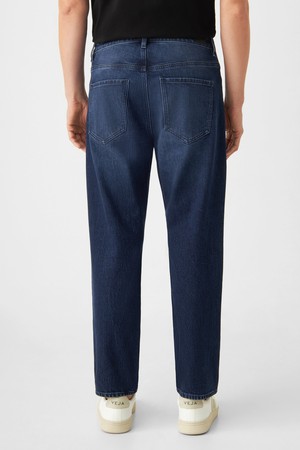 RISE Relaxed Tapered Minimal Stretch - Basic - Dark Blue from DAWN Denim