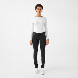 MID SUN Slim Comfortstretch - Basic - Black Denim from DAWN Denim