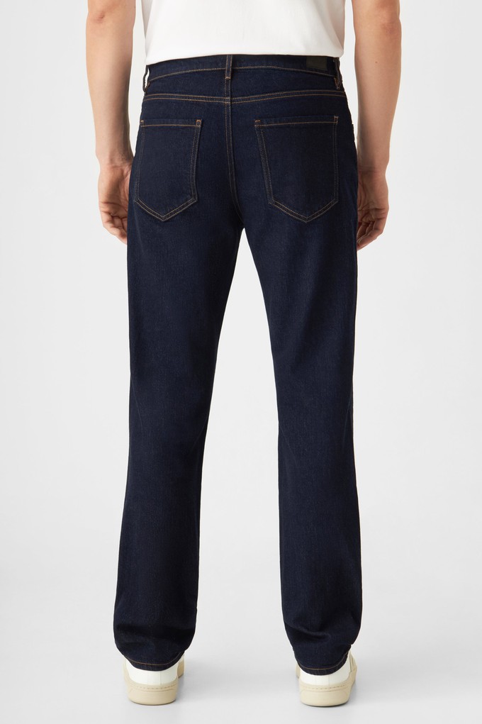 DUSK Regular Straight Minimal Stretch - Classic - Raw Blue from DAWN Denim