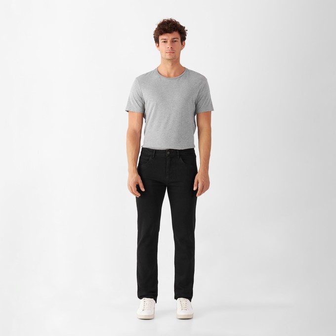 DUSK Regular Straight Minimal Stretch - Classic - Black from DAWN Denim