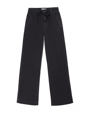 DEW Flared Soft Denim - French Pocket - Black Denim from DAWN Denim