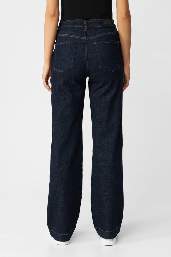 DEW Flared Soft Denim - French Pocket - Raw Blue from DAWN Denim