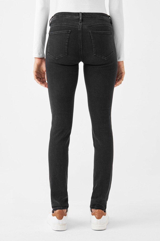 MID SUN Slim Comfortstretch - Basic - Black Denim from DAWN Denim