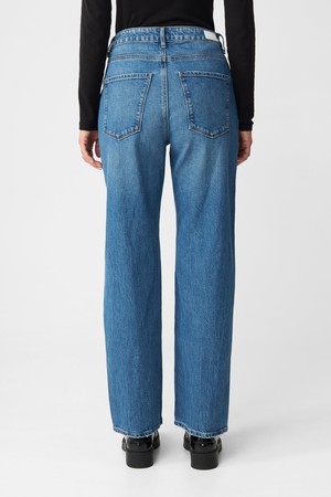 MORNING Regular Straight Minimal Stretch - Classic - Medium Blue from DAWN Denim