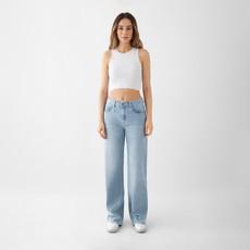 DEW Flared Soft Denim - Classic - Light Blue via DAWN Denim