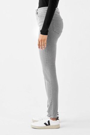 SUN UP Skinny Powerstretch - Basic - Silver Denim from DAWN Denim