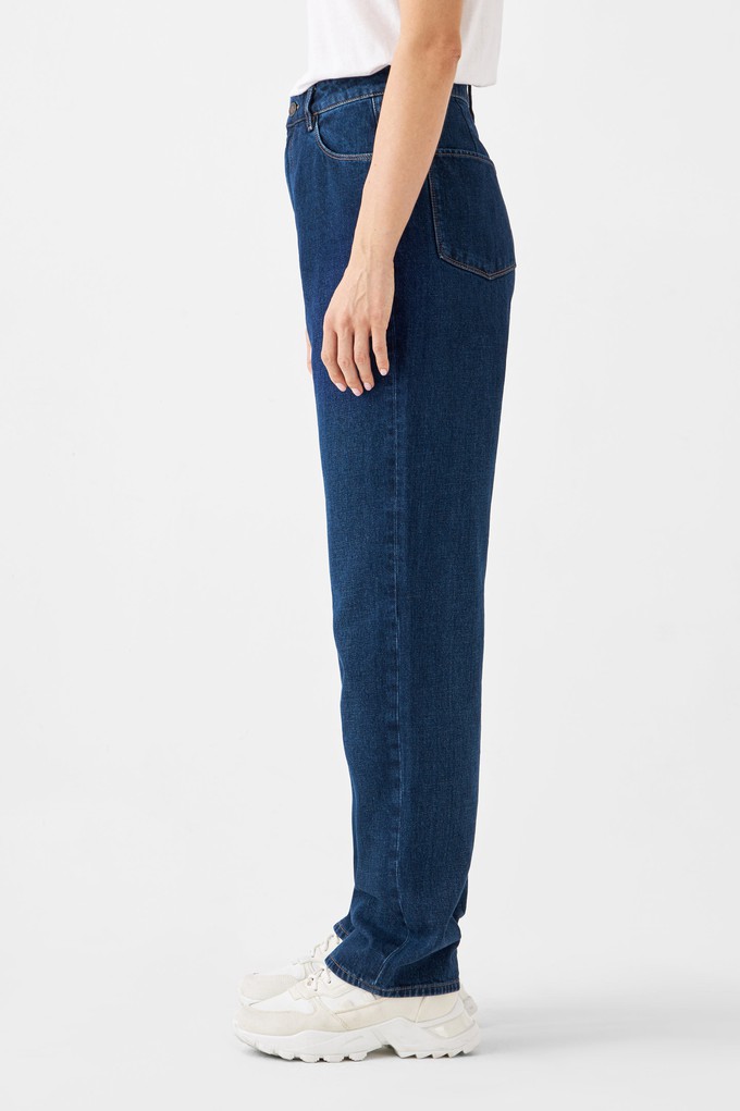 DAWN Wide Straight Non-Stretch - Minimal - Dark Blue from DAWN Denim