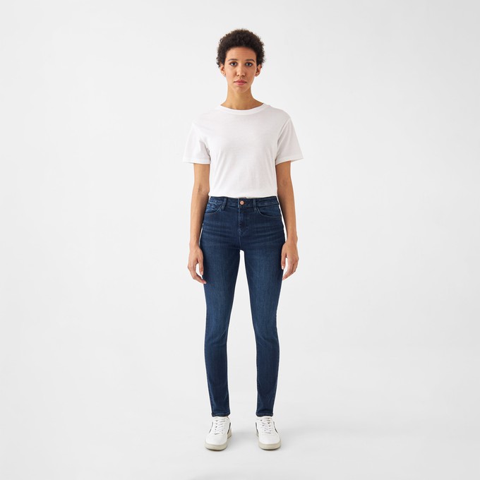 SUN UP Skinny Powerstretch - Basic - Dark Blue from DAWN Denim