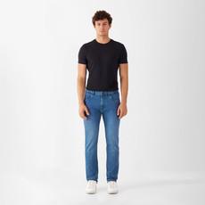 DUSK Regular Straight Minimal Stretch - Classic - Medium Blue via DAWN Denim