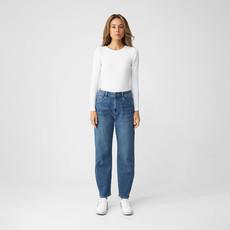 STARDUST O-Shape Soft Denim - Classic - Medium Blue via DAWN Denim