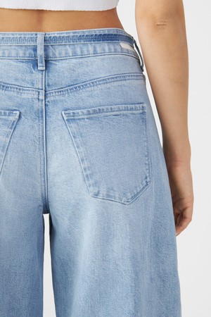 SUNNY Wide Leg Minimal Stretch - Classic - Bright Blue from DAWN Denim